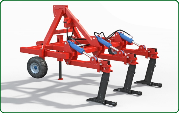 Рыхлитель-кротователь РК-3/ГР с гидравлической защитой стоек